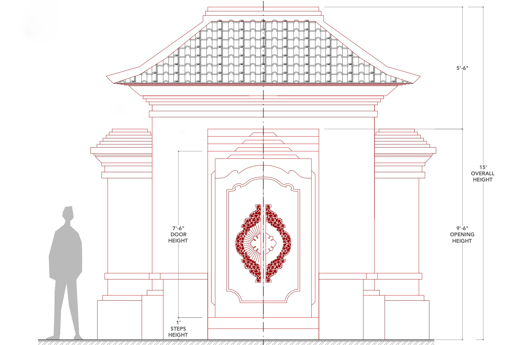 Image of Balinese Garden Gateway 