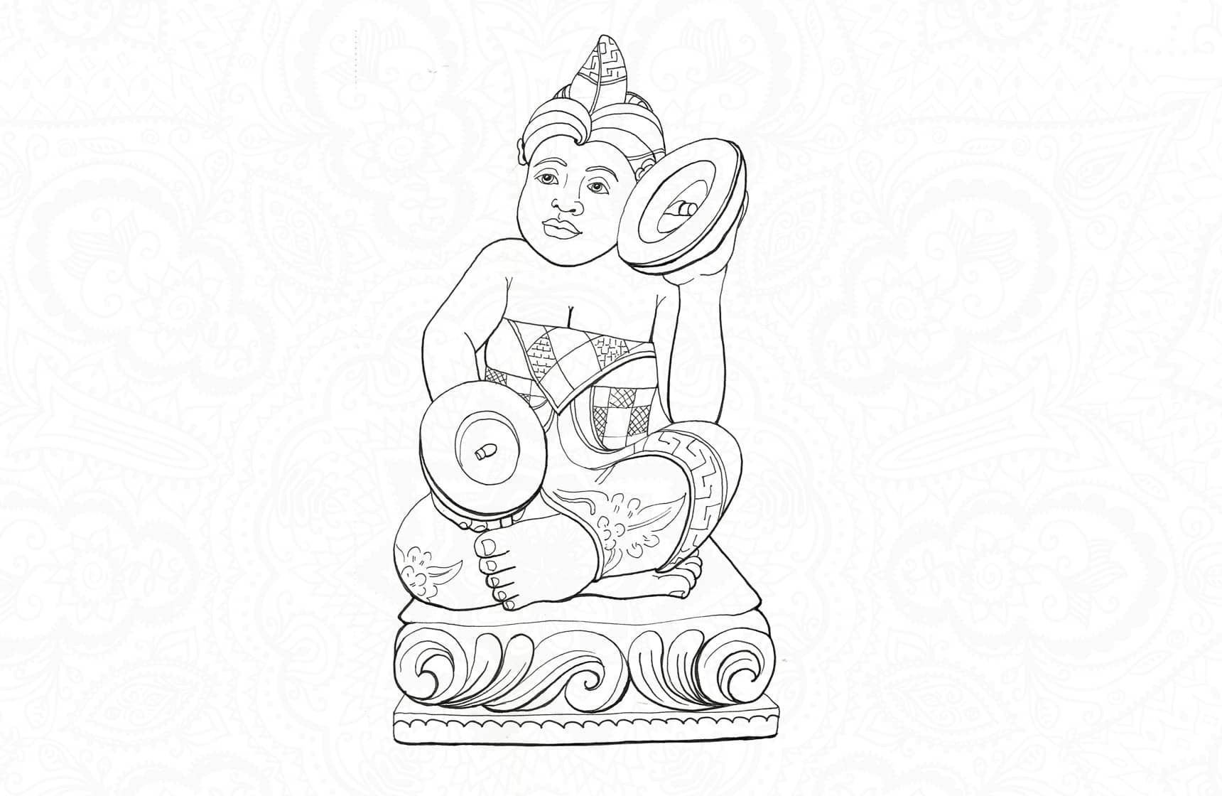 Image 1 of Kepyak musician